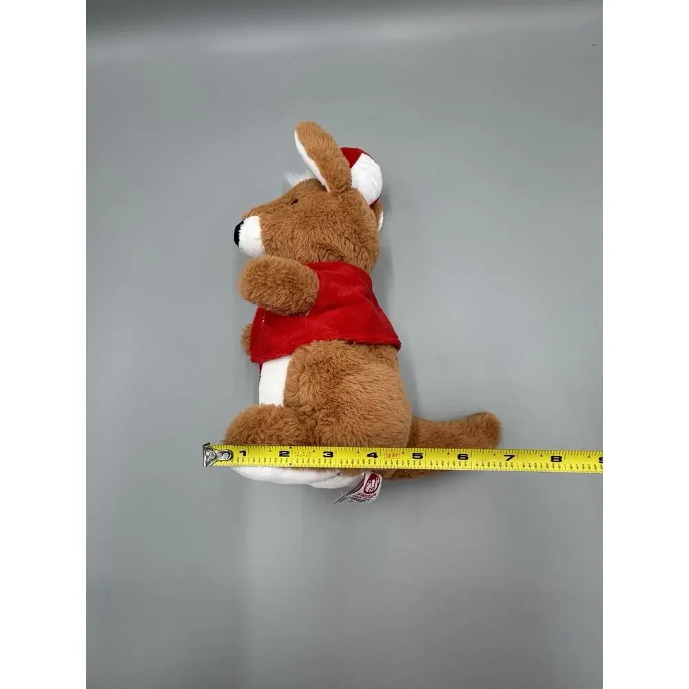 Kenny Kangaroo Plush In Red Vest & Hat 13” Stuffed Animal Kennywood Park Fiesta
